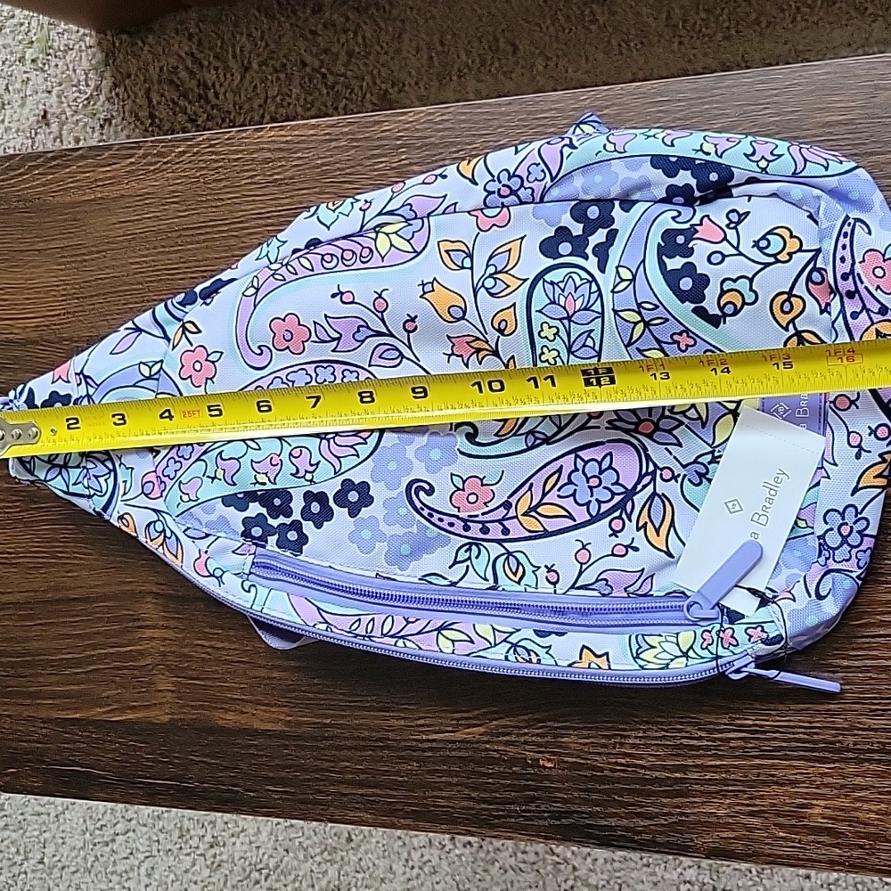 Vera Bradley Maddalena Paisley Soft Lighten Up Essential Sling Backpack- NWT - Picture 6 of 6
